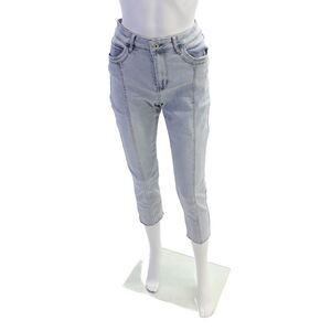 CyC Coco Y Club Womens Midrisr Five Pocket Rhinestone Straight Leg Pants Size 10